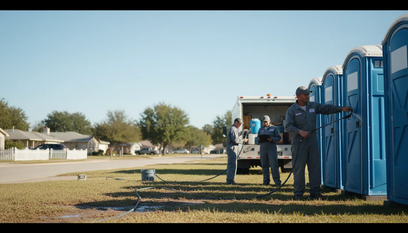 Long-Term Portable Toilet Rental in Bapchule, AZ near me